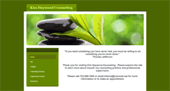 Desktop Screenshot of khaywoodtherapy.com